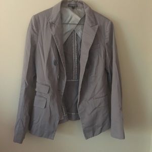 Express blazer in light gray